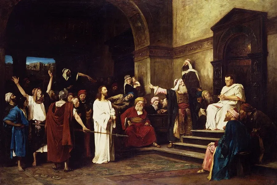 Christ in Pilate's court